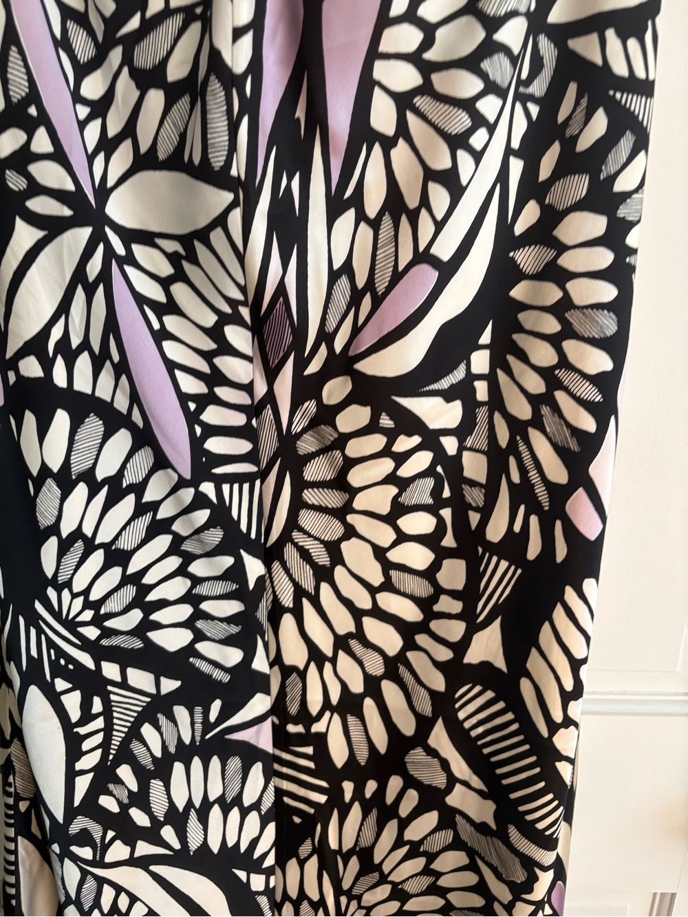 Laundry by Shelli Segal Strapless Sweetheart Long Dress Black White Purple 4 - Picture 5 of 16
